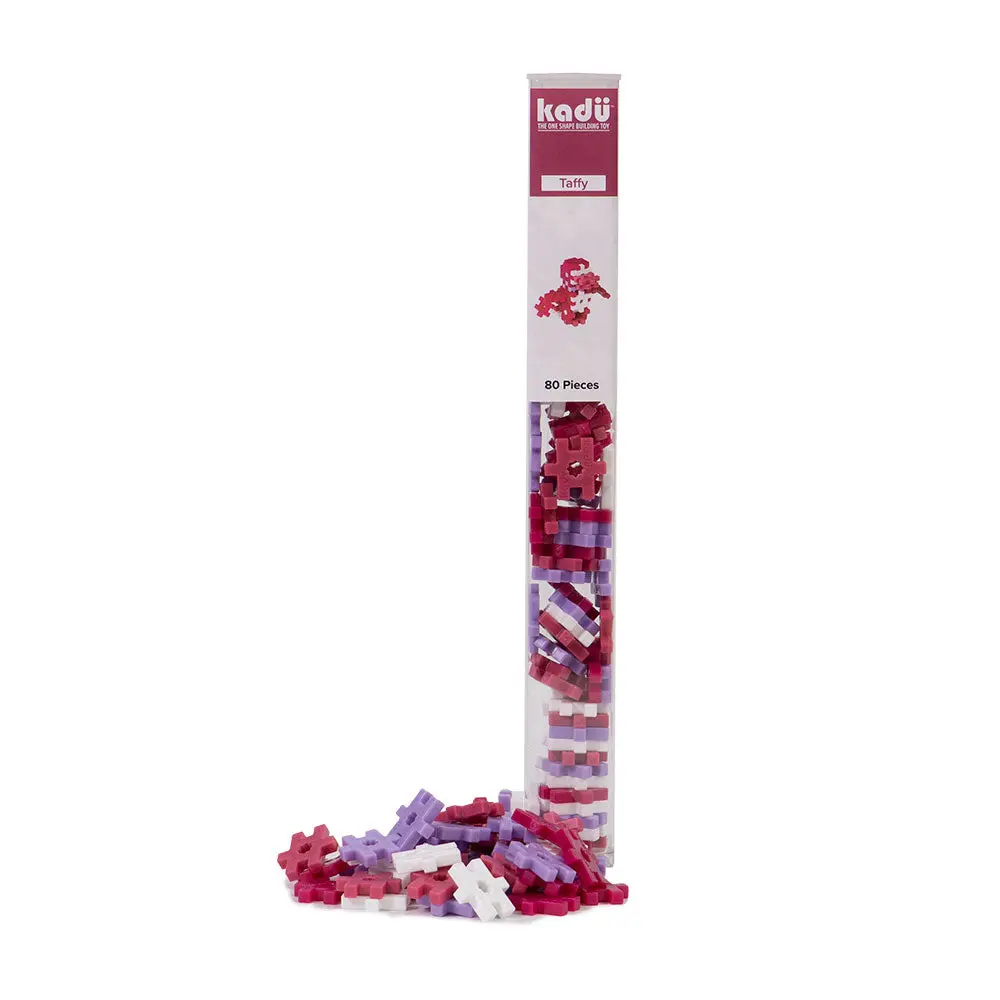 Kadu Taffy 80 Pc - One Shape Building Toy – Unlocks Creativity and Imagination Ages 5+ STEM / STEAM