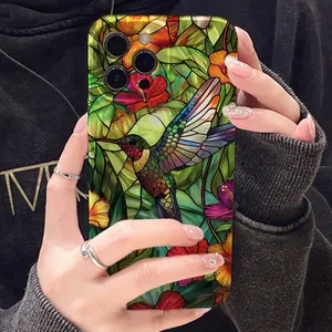 Colorful Hummingbird Full Protection Shockproof Hard Phone Case, Suitable for iPhone 17 Air/16 Plus/15 Pro Max/14 Pro/13/12/11/XS Max/X Phone Case, Ideal Gift for Family, Friends, Lovers, Best Holiday Gift Choice for Besties FLSBGMJKAJ12
