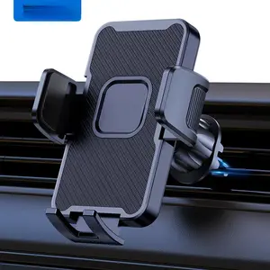 Car Phone Holder Mount,TOPK Upgrade Auto Locking Universal Phone Stand Holder with Hook Clip for Car Air Vent for iPhone Samsung
