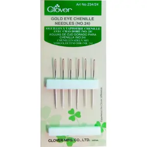 Clover Chenille Gold Eye Needles CL234