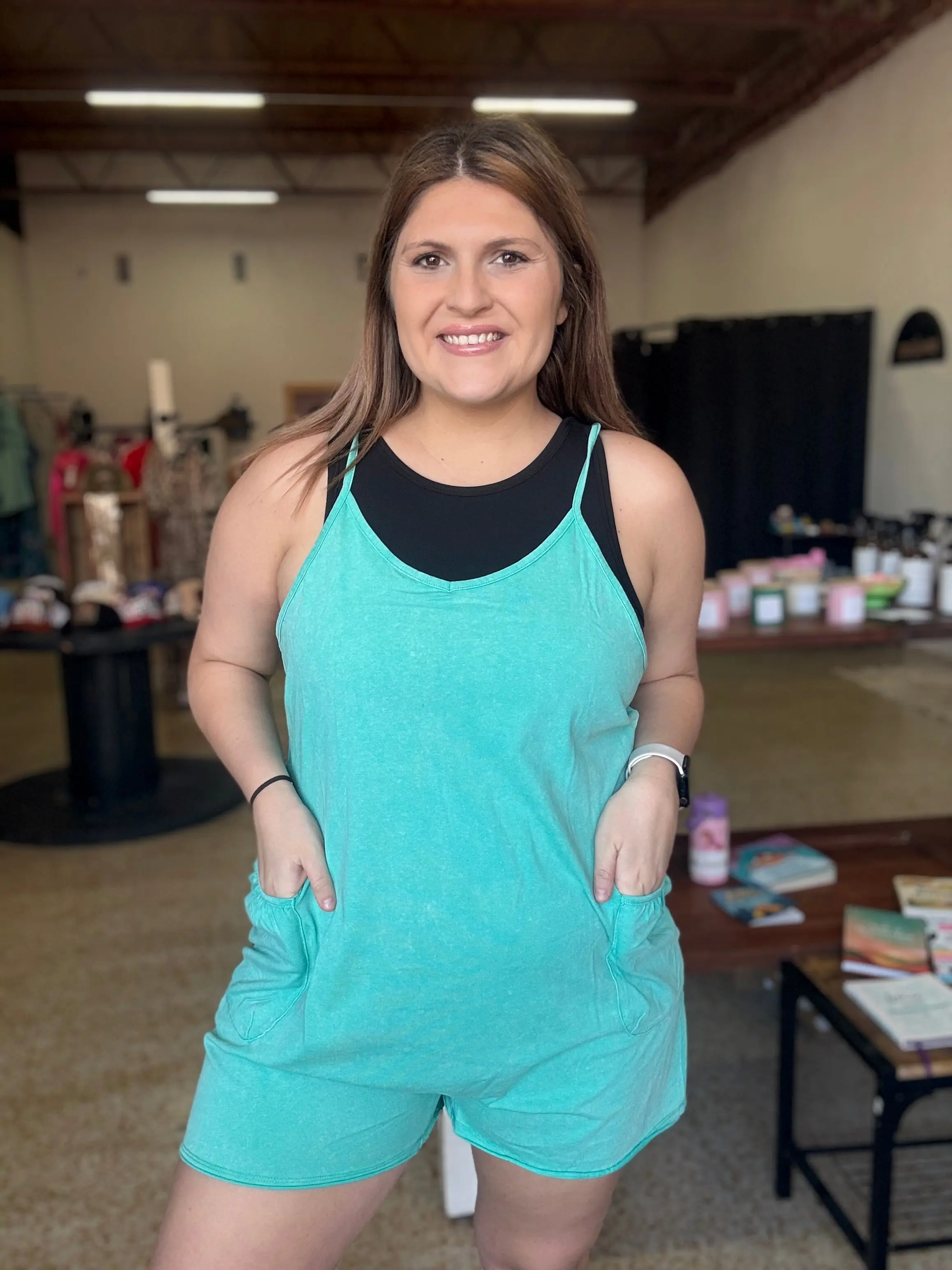Mint to Be Romper