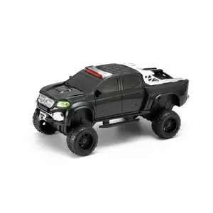 Monster Truck Model Party Wireless Speaker with LED Lights, Engine Sound Effects, FM Radio, USB/TF Media & Phone Call Support for Universal Cell Phone Models