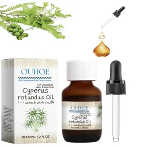 Cyperus Rotundus Oil for Hair Removal, Topical Cyprus Rotundus Oil, Organic Cyperus Rotundus Oil for Skin Car After Shaving Body Care