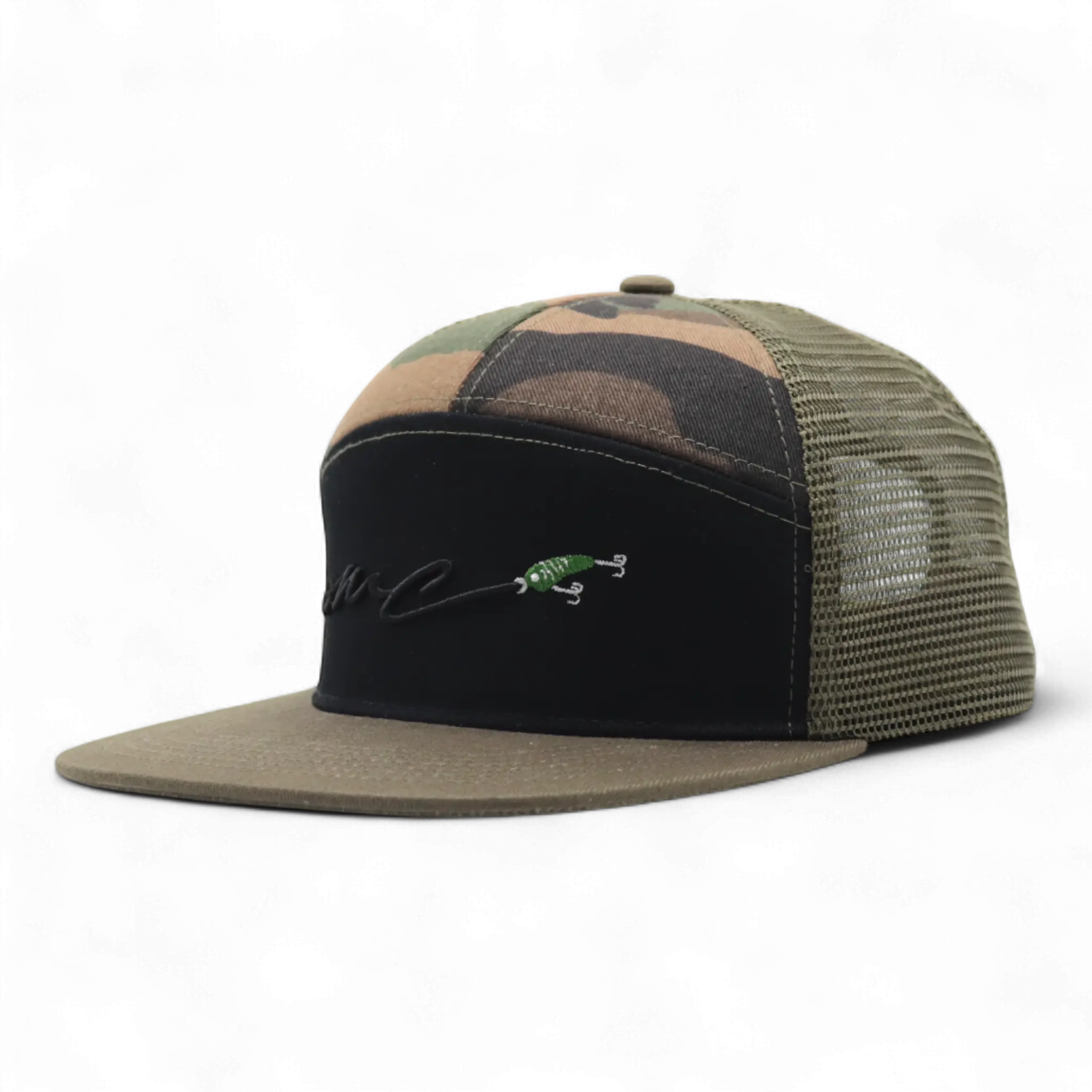 OMC Performance Hat  – Woodland Blackout - Embroidery