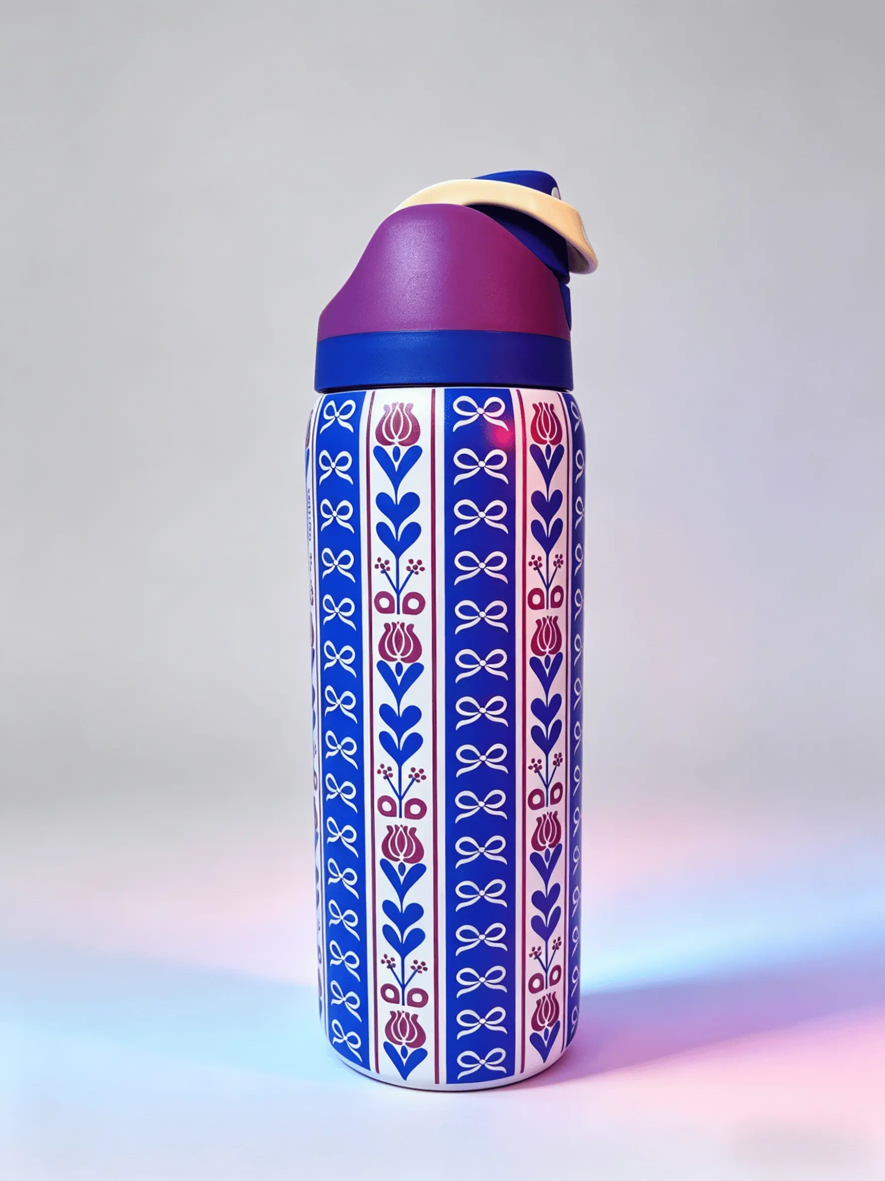 OWL Insulated Stainless Steel Water Bottle Tumbler - 32oz Portable Vacuum Drinkware with Straw, Holiday Hygge, 100% Leak Proof, Minimalist Style, Insulation for Tea/Beverage, 24H Cold/12H Hot, Bottled Ideal for Camping, Everyday Use