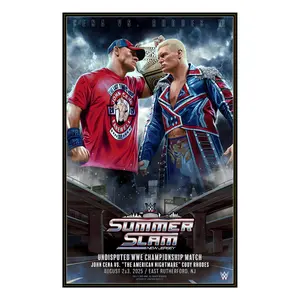 WWE SummerSlam 2025 John Cena vs. Cody Rhodes II Jonathan Bartlett Art Print151