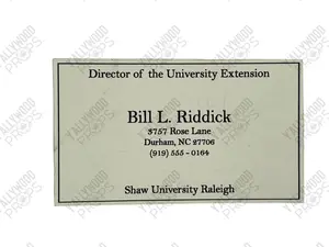 Bill Riddick The Best of Enemies (2019)