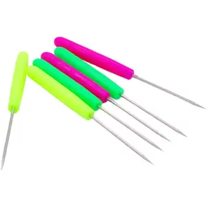 6 Pieces Cookie Scribe Tool Sugar Stir Needle Scriber Needle Cookie Decorating Tools, DIY Baking Pin Whisk Stainless Steel Needle Biscuit Icing Pin Bakeware Cake Plastic Sturdy