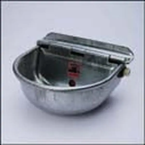 Miller Galvanized Automatic Waterer - 88SW, Adjustable Float, Automatic Fill, Easy Install, Functional Single Unit for Farm Animals & Poultry, Watering Bowl