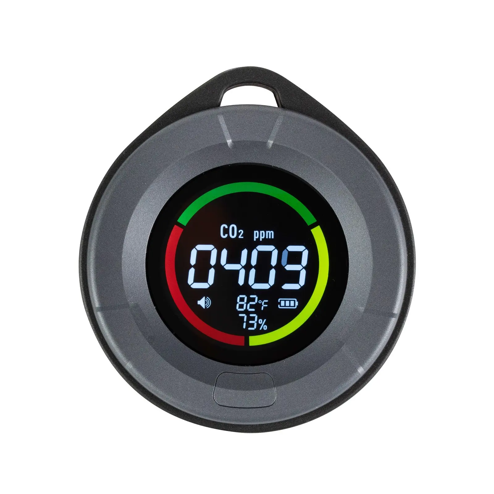 VEVOR Digital CO2 Monitor with Advanced Infrared Sensing, 400-5000ppm Range, Temperature & Humidity Display, 0.29 lbs Portable Style for Home, Office, Lightweight NDIR Sensor Carbon Dioxide Controller, Outdoors