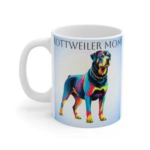 🖤 Rottweiler Mom Mug -  My Protector, My Cuddle Buddy 🐶 #tiktokmademebuyit