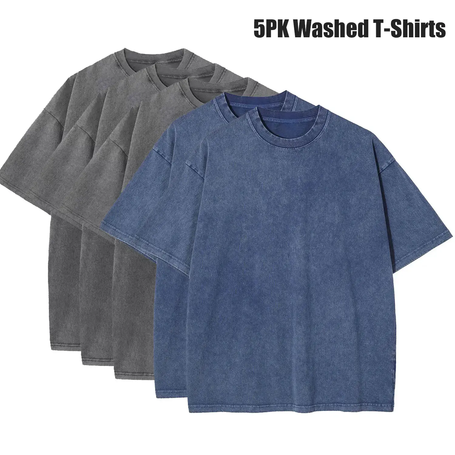 Gray+Gray+Gray+Blue+Blue(5 Pack)