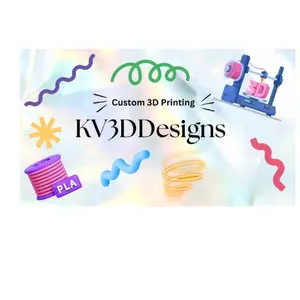 KV3D DESIGNS shop logo
