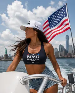 NYC SEAL SWIM Padded Sports Bra