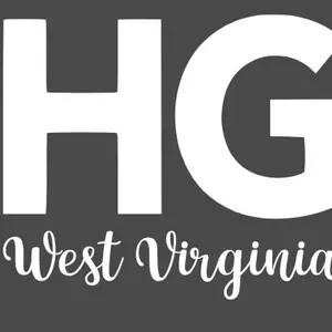 West Virginia  Holla Girl Holler Girl White -  Vinyl Decal for Car, Truck, mirror Laptop