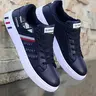 Men's Lace Up Low Top Sneakers, Sporty Running Sneakers, Casual Comfortable Breathable Sports Running Shoes, Male All-match Round Toe Shoes for Daily Wear, Athletic Running Shoes