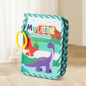 1 PC Soft Cloth Photo Book with Animal Design Album Picture Album Scrapbook Family Present Birthday, Easter, Christmas, and Thanksgiving Day Gift