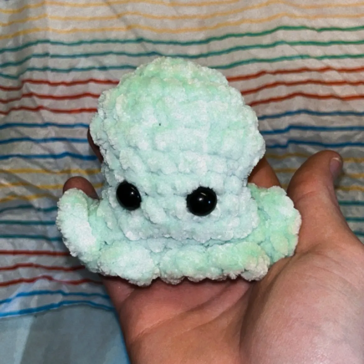 Crochet sea squid plushie