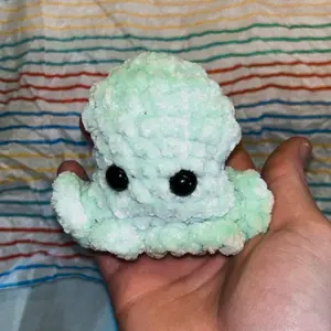 Crochet sea squid plushie