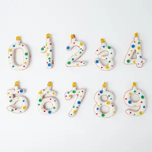 Birthday Confetti Candle Numbers