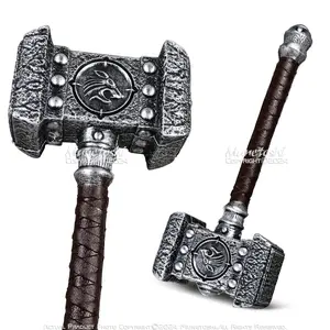 Munetoshi 21” Foam Doomhammer Orgrim Thrall Orc Horde WoW Video Game Cosplay Costume Prop