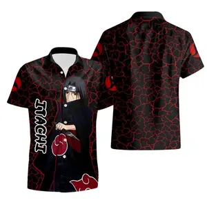 Anime Narut0 Cosplay Hawaiian Shirt, Anime Merch Clothes Unique Gift For Men Women Fans