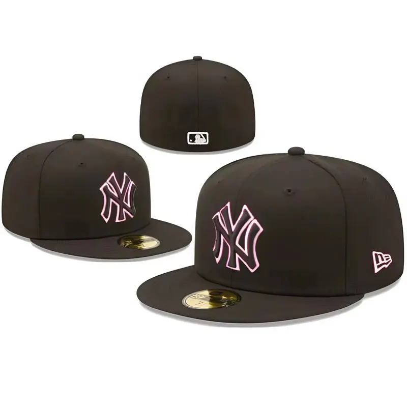Casquette New York Yankees Ajustée - Style Unisexe Brodé - Multicolore