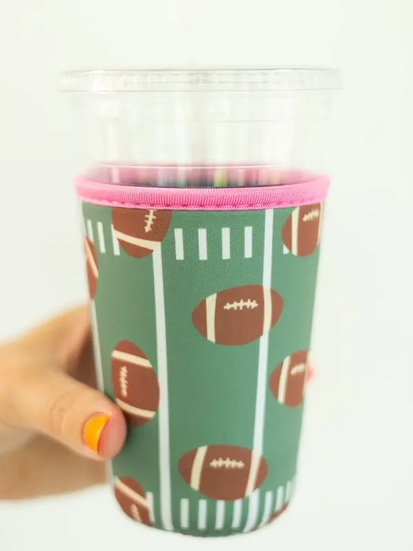 Touchdown Season Football Drink Sleeve Touchdown Season Football Drink Sleeve
