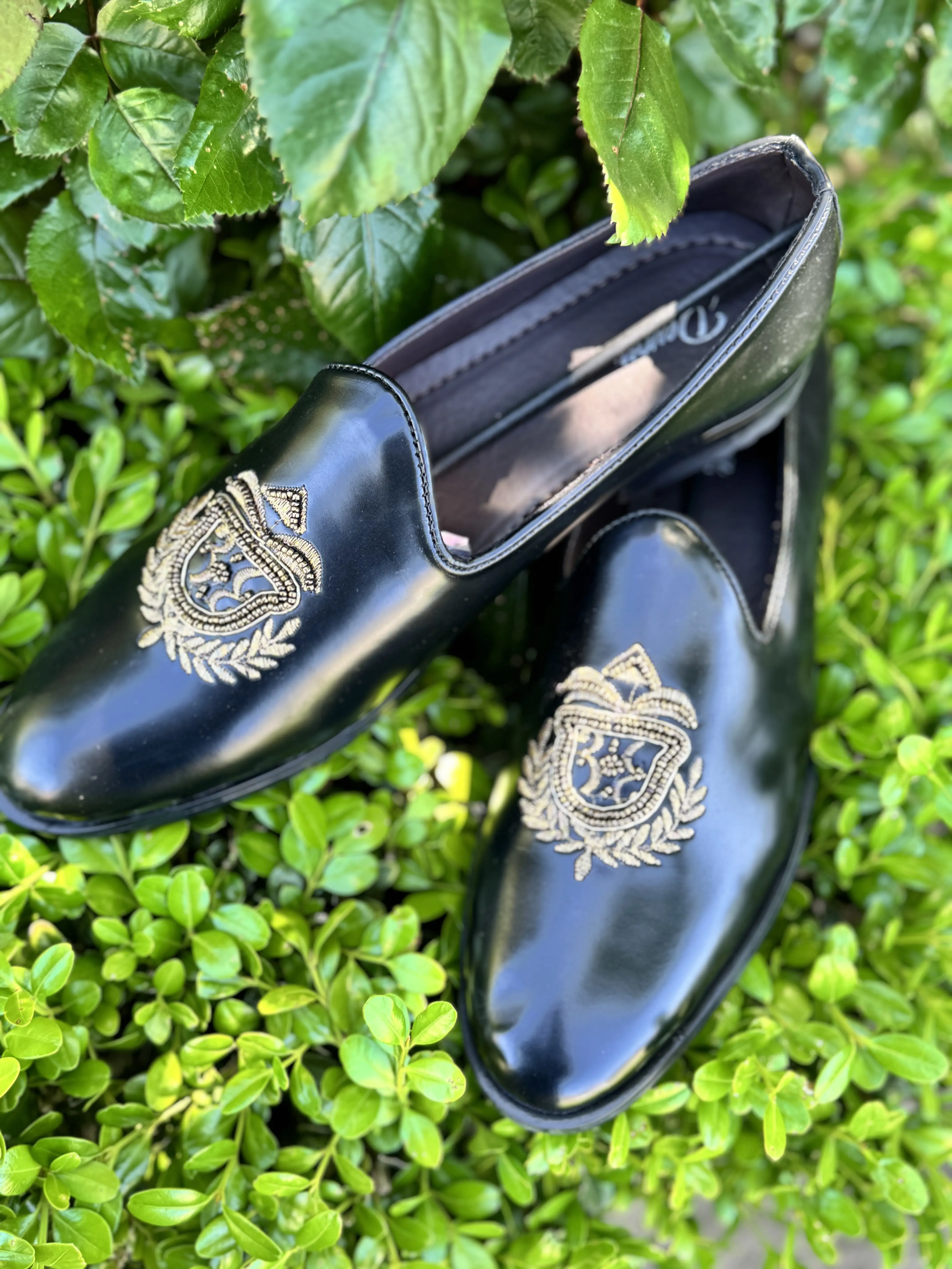 Embroidered Royal Loafers
