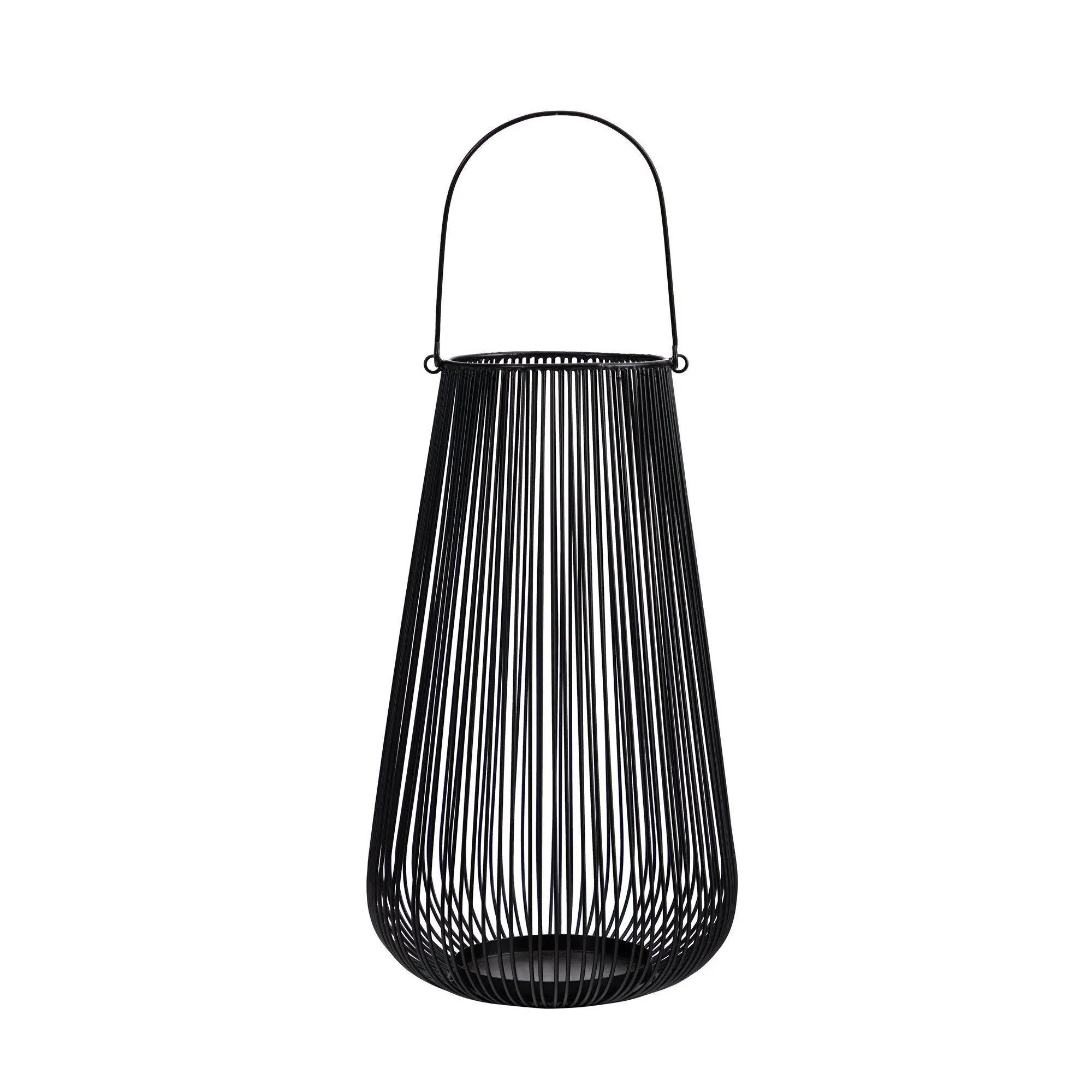 20” Vintage Black Metal Wire Votive Tea Lantern Candle Holder Set, Home Decor Accessory for Candle Display & Interior Styling, Home Accessories
