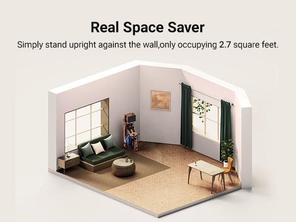 Merach Foldable Wooden Rowing Machine, Water Electromagnetic Rower Machine for Home Use, Patented Space Saver, MERACH Go Technology, TikTokShopBlackFriday