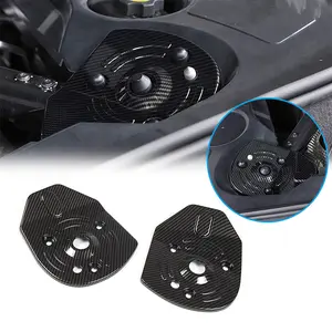 2-Piece ABS Carbon Fiber Texture/Blue/Sports Red/Matte Black Rear Shock Absorber Top Protector for 2020+ Corvette C8