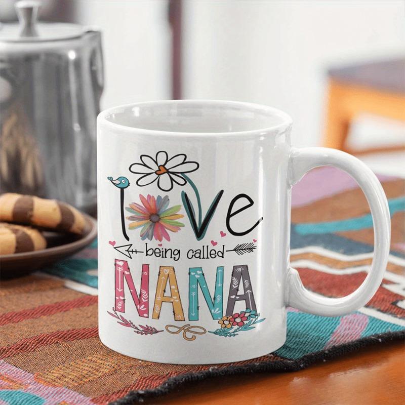 1pc Nana's Delight Ceramic Coffee Cup - Microwave & Dishwasher Safe, Perfect Grandma Gift - 11 Ounces Capacity, Durable, Non-Toxic, Lead-Free, and Easy to Clean - For Coffee & Tea Lovers - Suitable for Everyday Use 1pc Nana's Delight Ceramic Coffee Cup - Microwave & Dishwasher Safe, Perfect Grandma Gift - 11 Ounces Capacity, Durable, Non-Toxic, Lead-Free, and Easy to Clean - For Coffee & Tea Lovers - Suitable for Everyday Use