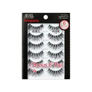 Ardell Wispies 113 Black, 6 Pairs x 1 Pack Eyelashes Lash Ardell Wispies 113 Black, 6 Pairs x 1 Pack Eyelashes Lash