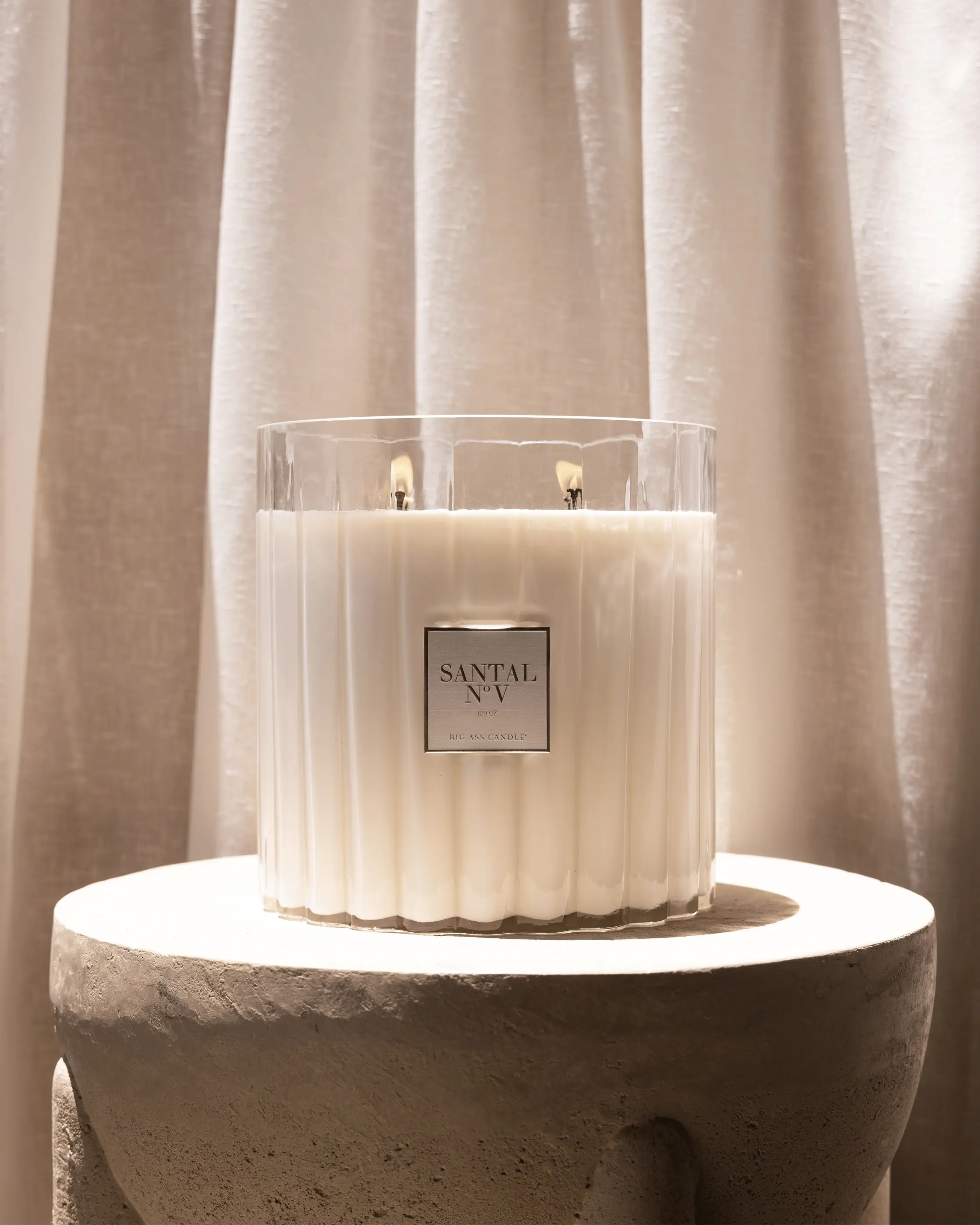 Santal No. V Baby Big Ass Crystal Candle Santal No. V Baby Big Ass Crystal Candle