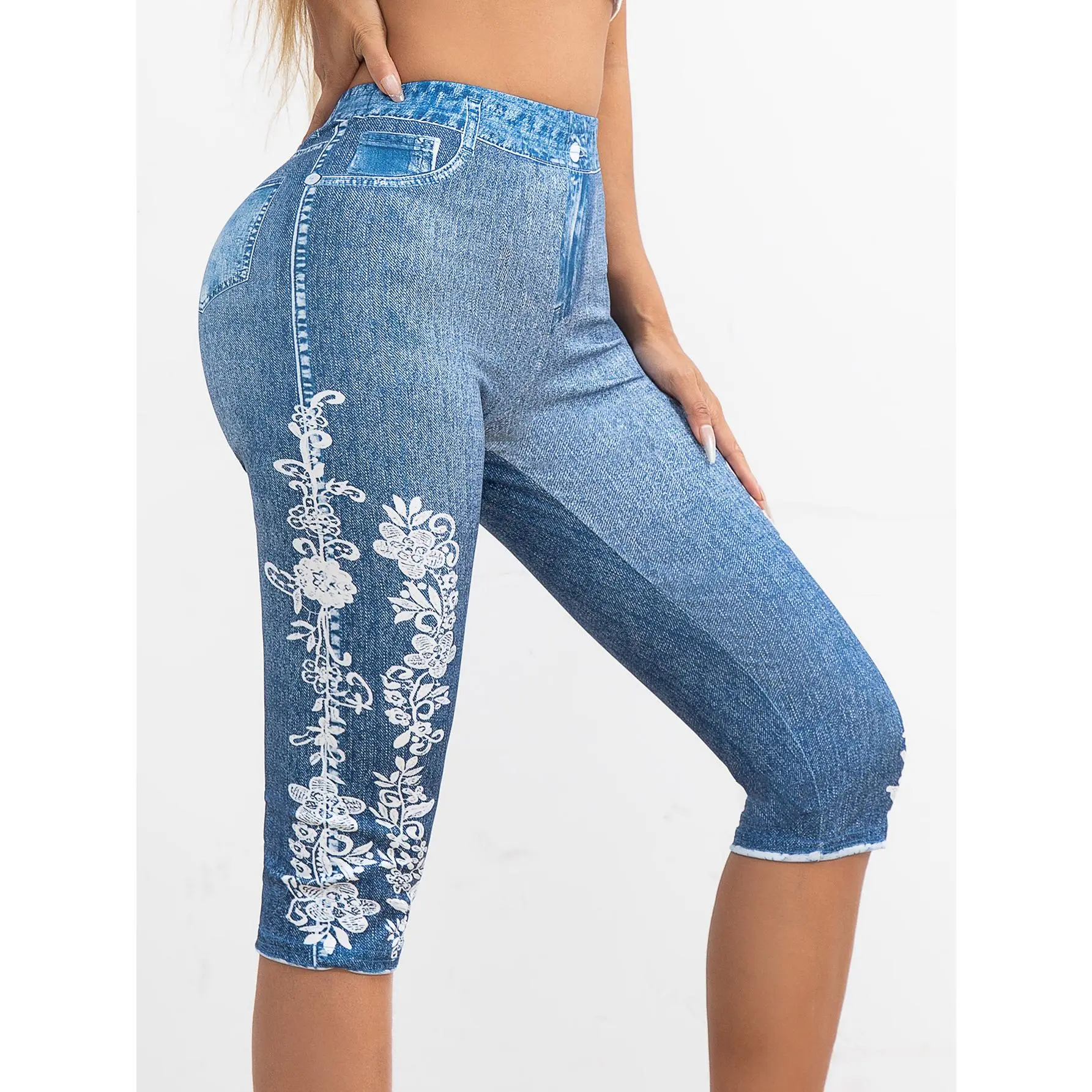 Seven point side white flower