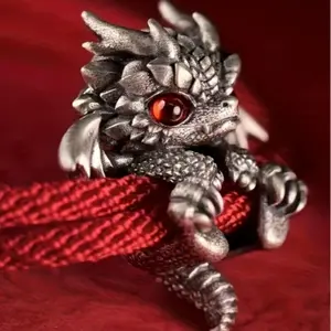 Punk Style Dragon Design Adjustable Bracelet, Fashionable Jewelry for Party, Trendy Daily Clothing Decor, Exquisite Birthday Gift