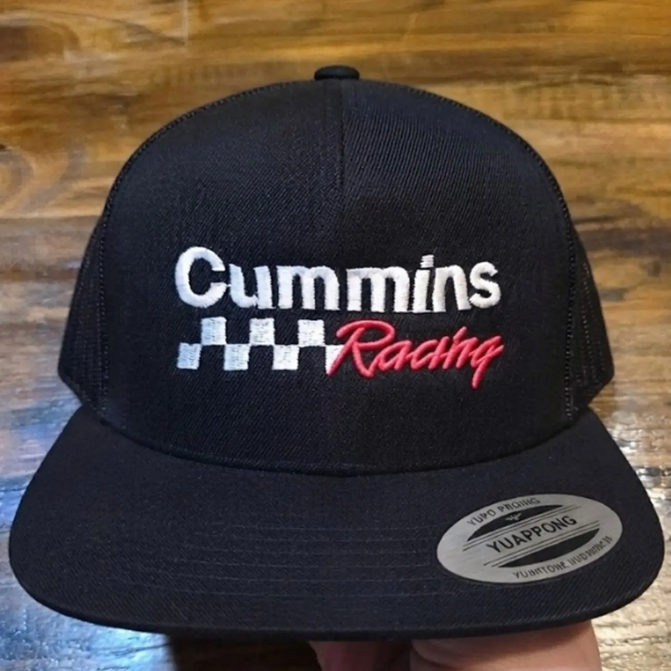 Cummins Racing Embroidered Retro Hat Trucker Hat Many Colors Snapback Hat, Unisex Casual Street Style, Gift Idea For Her Him, Unisex Everyday Wear