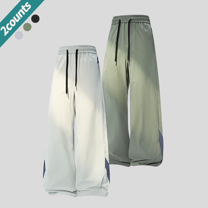 3-pack men’s loose casual pants with an adjustable elastic drawstring waist, suitable for the gym, training, and casual wear. Comfortable stretchy fabric, breathable material, loose fit—an essential for sports enthusiasts.