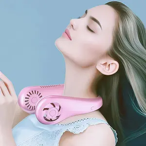 Clearance! 360° Cooling Leafless Neck Fan, 3 Speeds, 1000mAh Rechargeable, Hands-Free Wearable Personal Fan for Men Women Kids, Perfect for Sports Outdoor Commute