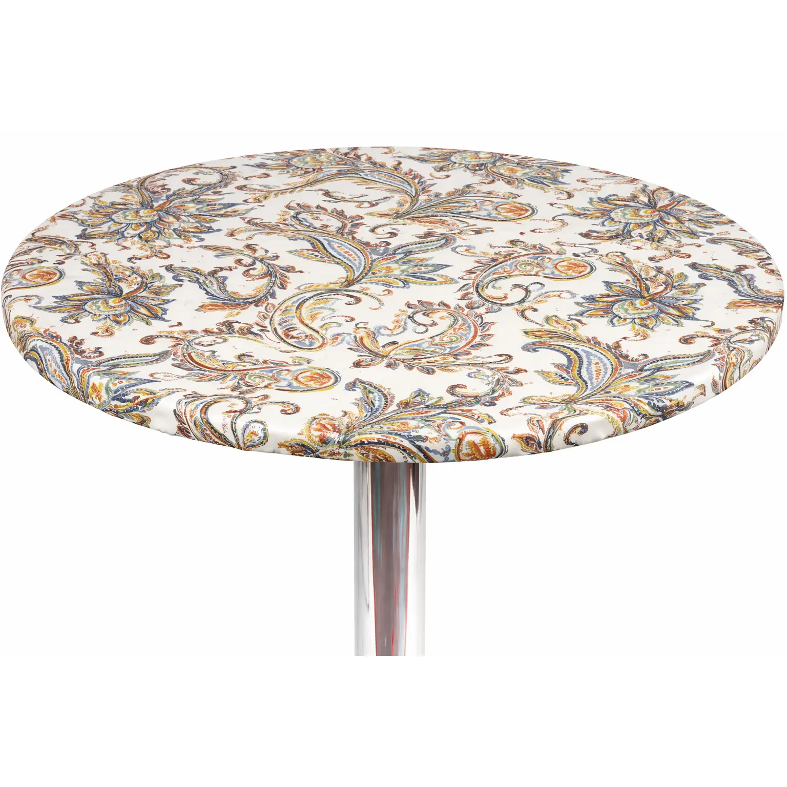 Oil Cloth Tablecloth – Waterproof Oil Cloth Fabric TableCloth (Fitted Round)
