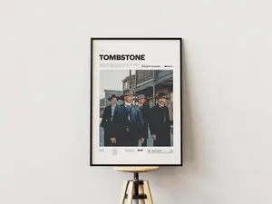 Tombstone Movie Poster | Kurt Russell's Tombstone Poster Print | Special Design Film Poster | Glossy Paper Movie Poster