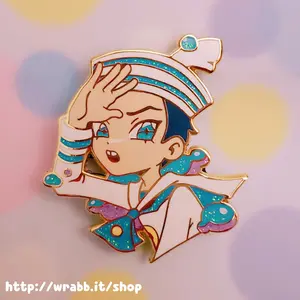 JJBA Jojos Bizarre Adventure Jojolion Enamel Pin - Gappy / Josuk8