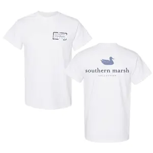 Southern Marsh Duck Logo T-Shirt – Classic Outdoor Heritage Tee, Unisex Comfort Cotton Shirt, Minimalist Duck Design for Men & Women, Men's T-shirts