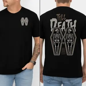 Funny Till Death Printed Gym Shirt, Vintage Gym Tee, Gym Shirt, Gift For Women, For Him, Casual Top Women, Gift For Dad