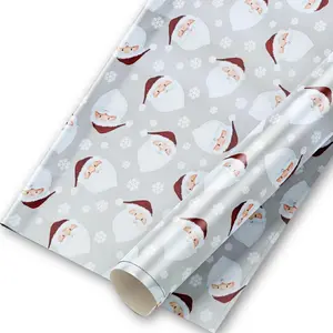 Jumbo Christmas Wrapping Paper Rolls (30" x 10') - Santa Wrapping Paper for Christmas Gifts - Festive Xmas Gift Wrap for Kids and Adults - Tear-Resistant Holiday Gift Wrapping Paper