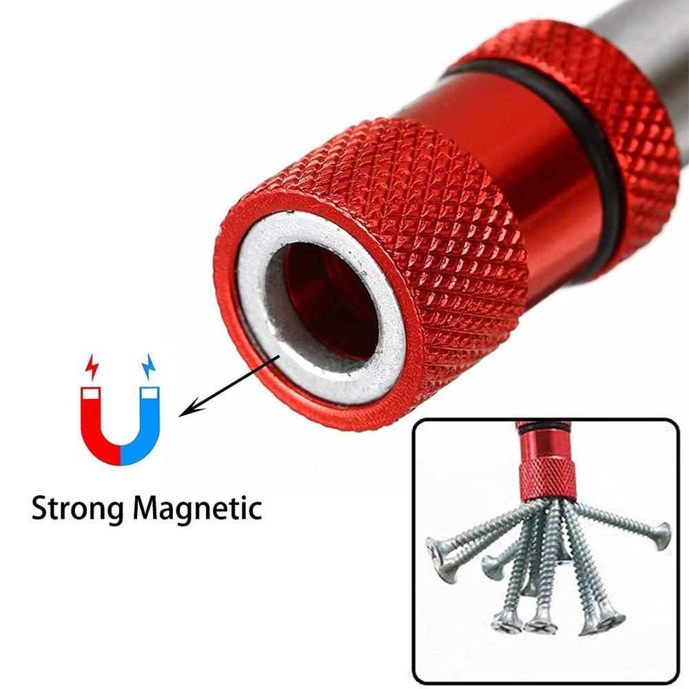 Fathersdaygift 2pcs Adjustable Screw Depth Screwdriver Bit Holder Magnetic Steel Screwdriver Drywall Bit 1/4 Inch Hex Shank with S2 Phillips 2 Screw Driver Bits Fathers Day Gifts