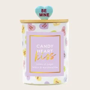 Candy Heart Kiss Candle