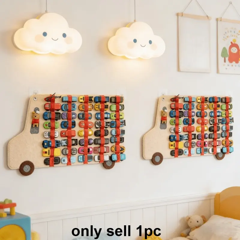 Fits 1:64 Scale Cars - Small Car Storage Bag, Storage Toy Car Display Wall Rack, Wall Mountable, Wall Mounted Shelf, Wall Mounted Organizer, Stylish Entrance, Bedroom And Car Interior Wall Decoration/Accessory, Organizing Shelf