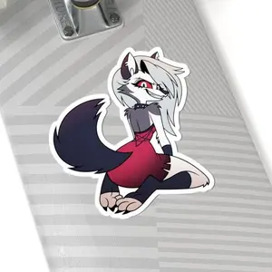 Loona Anime Sticker, Anime Girl, Waifu, Vinyl Decal Car, Laptop, Water bottle, Aesthetic